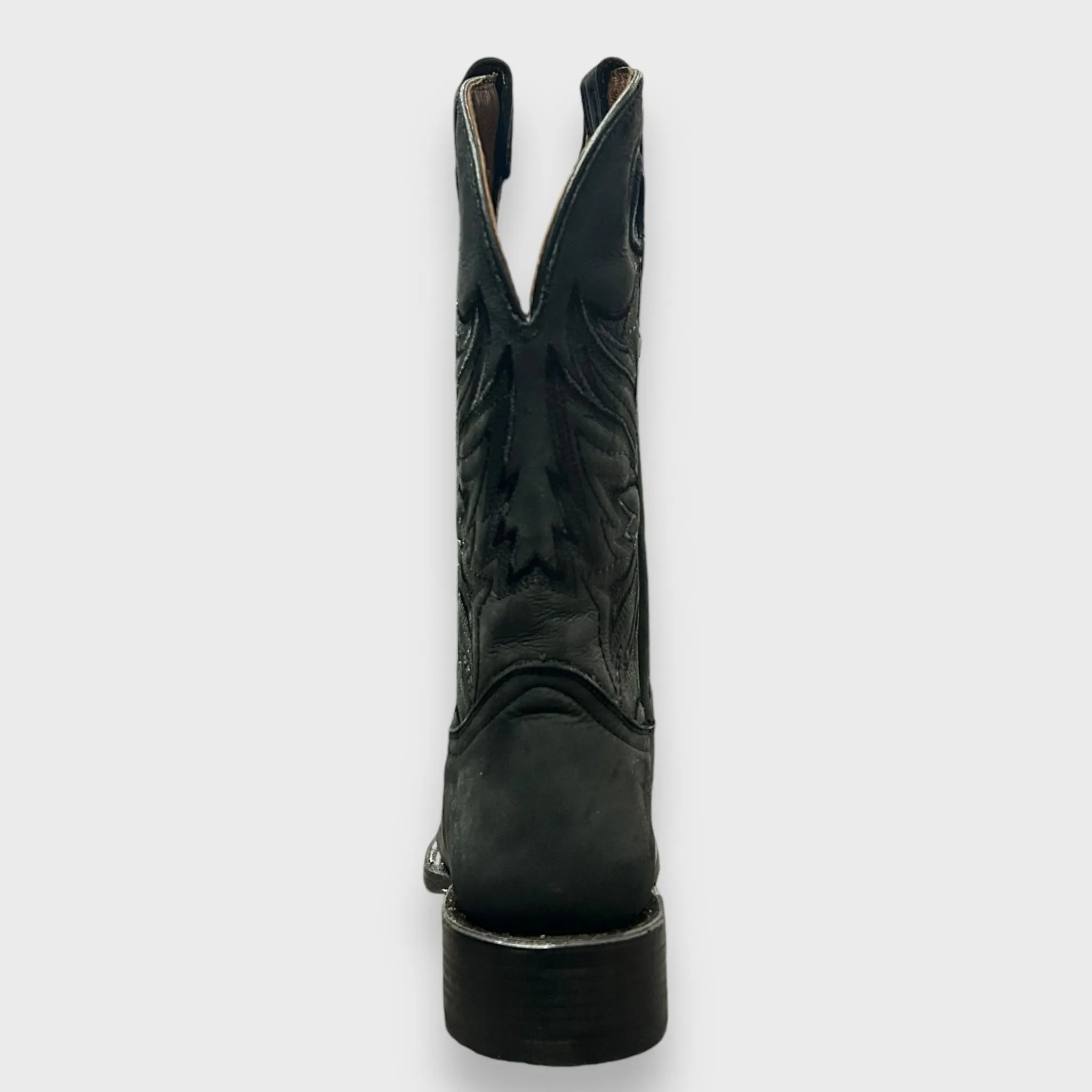 Circle G by Corral Mens Black Embroidery Pull Holes Boots - L6079