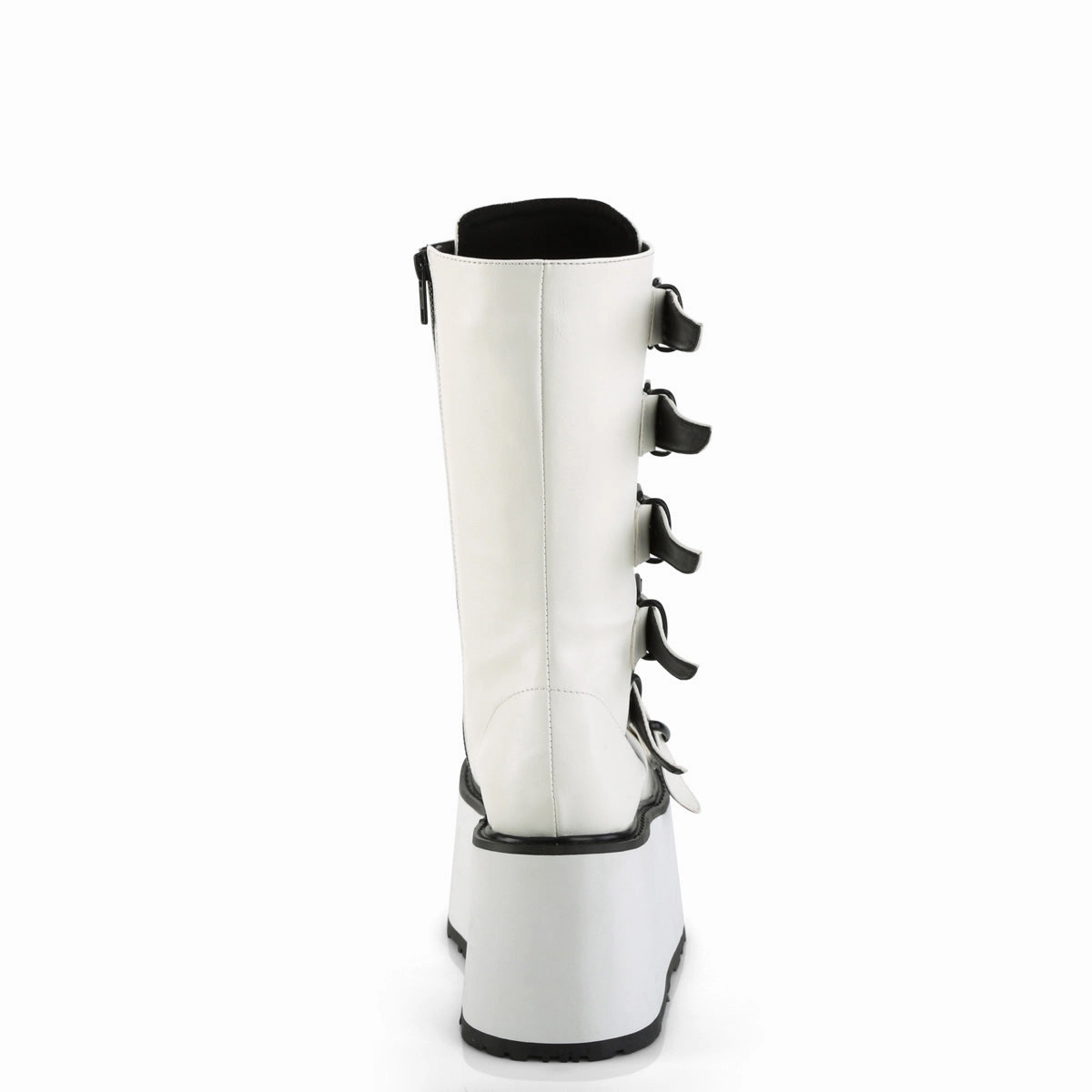 DAMNED-225  White Vegan Leather