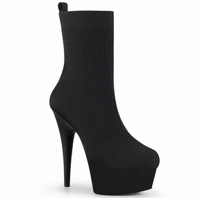 DELIGHT-1002  Black Fabric/Black Matte