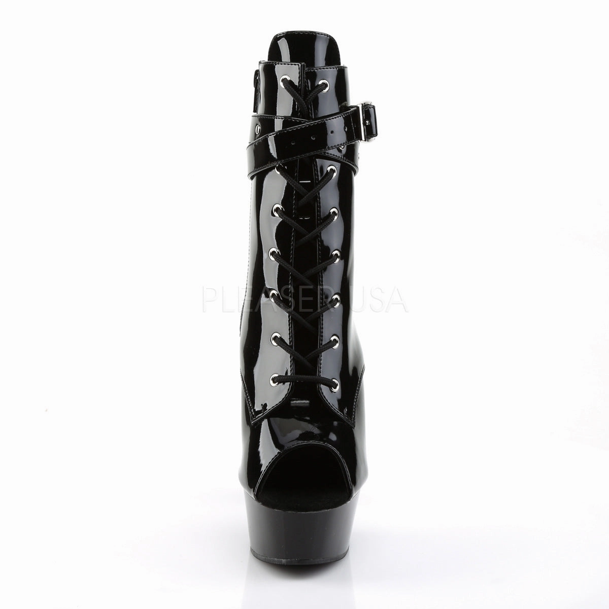 DELIGHT-1033  Black Patent/Black