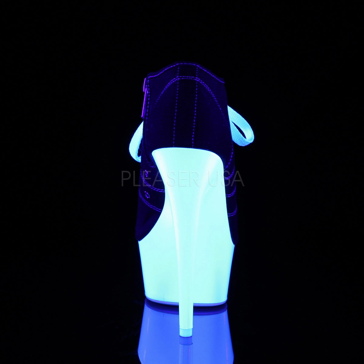 DELIGHT-600SK-01  Black Canvas/Neon White
