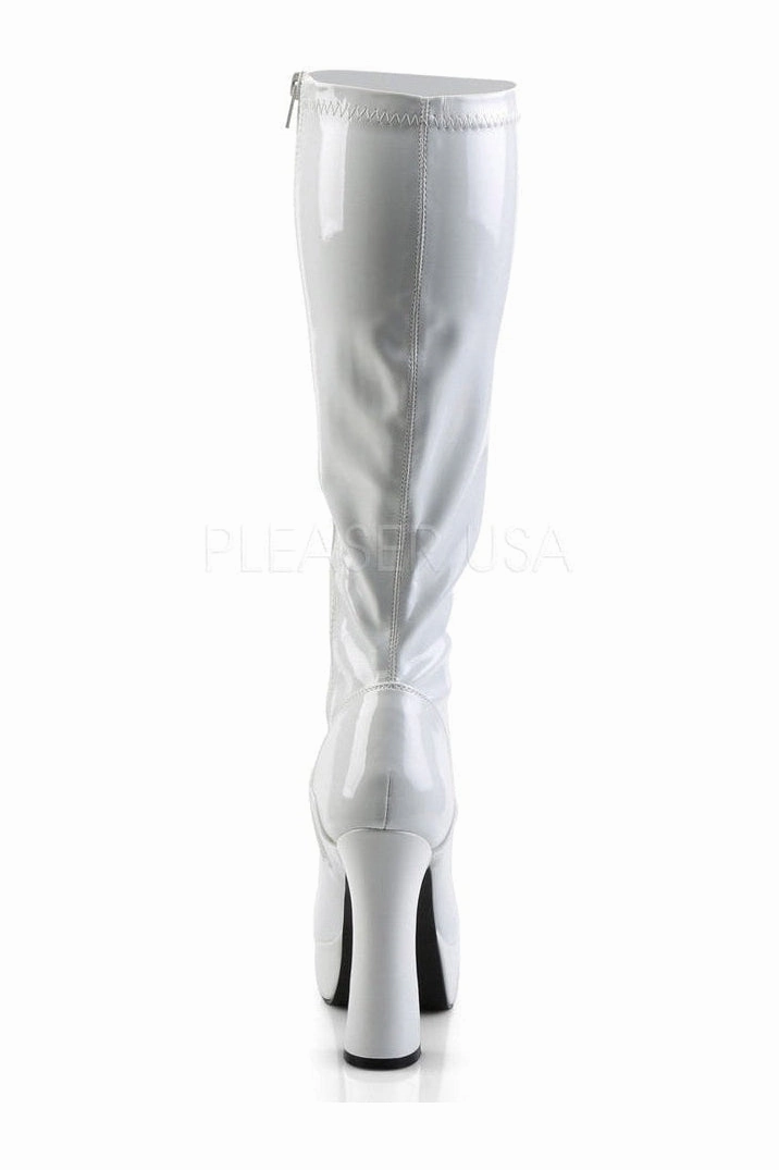 ELECTRA-2000Z Platform Boot  | White Patent