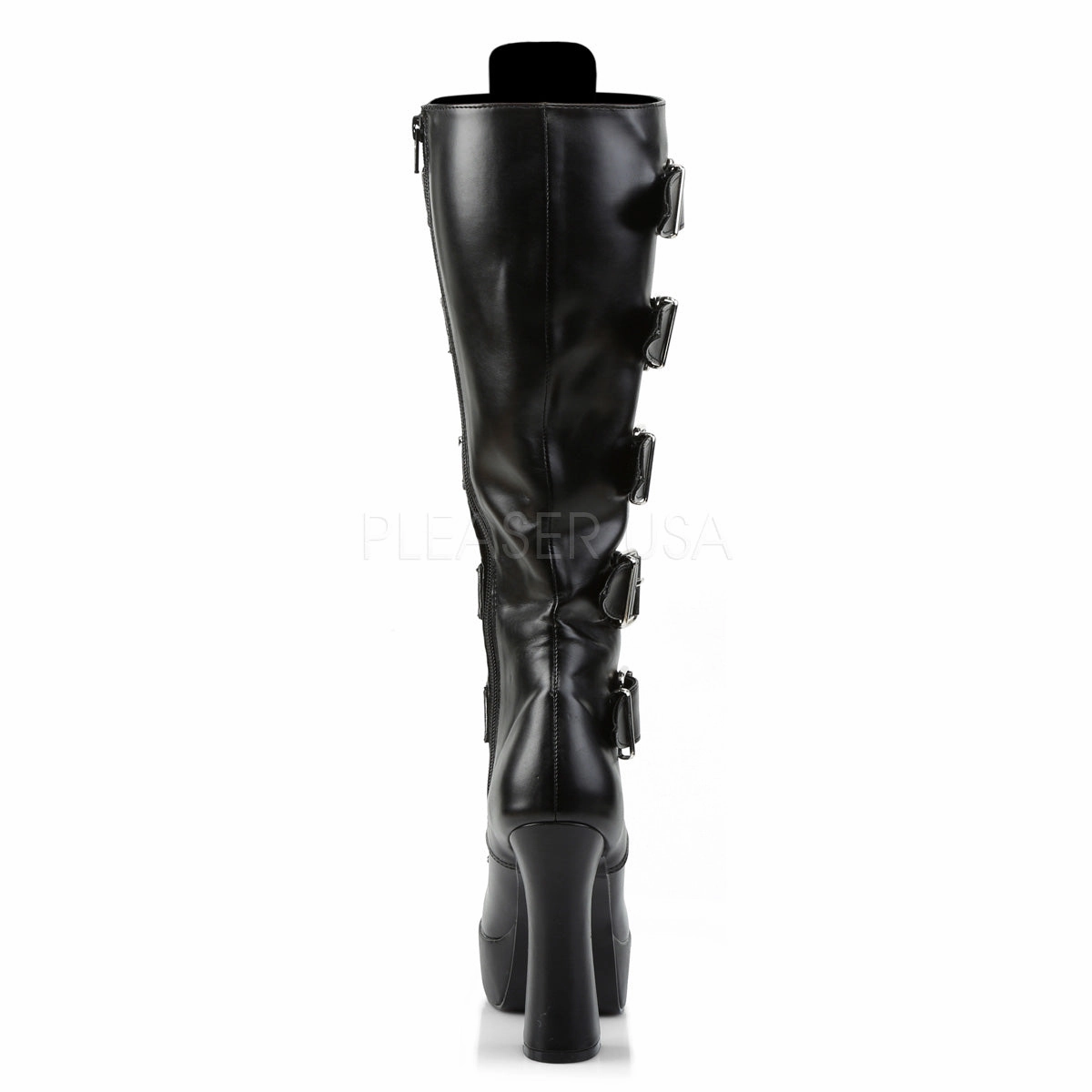 ELECTRA-2042  Black Faux Leather