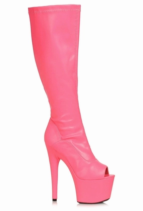 Ellie 709-VIVID 7" Neon Knee Boot