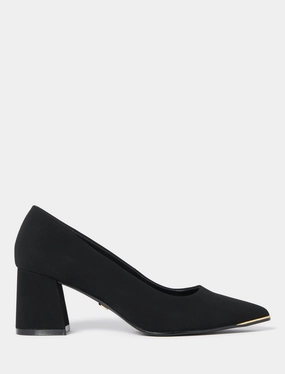 Ellie Block Heel Court Shoe