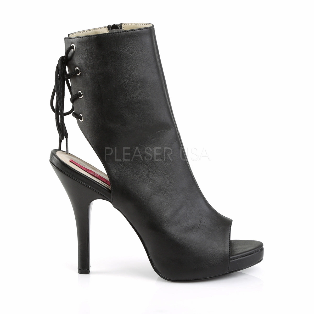 EVE-102  Black Faux Leather
