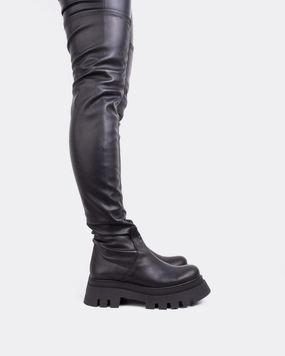 Flames Black Stretch