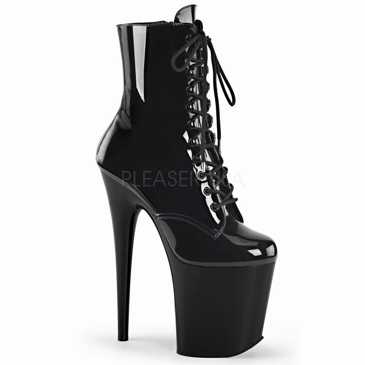 FLAMINGO-1020  Black Patent/Black