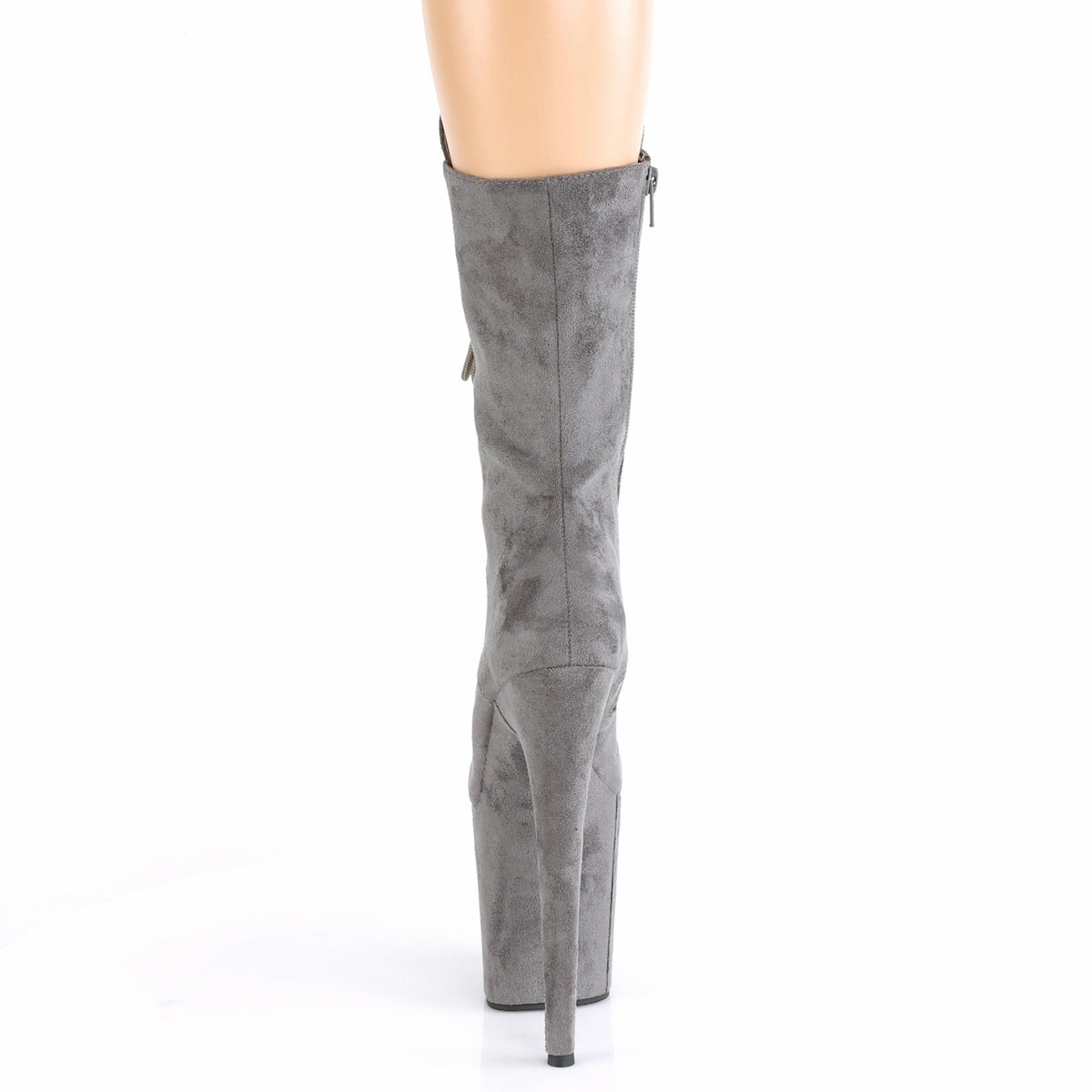 FLAMINGO-1050FS  Grey Faux Suede/Grey Faux Suede