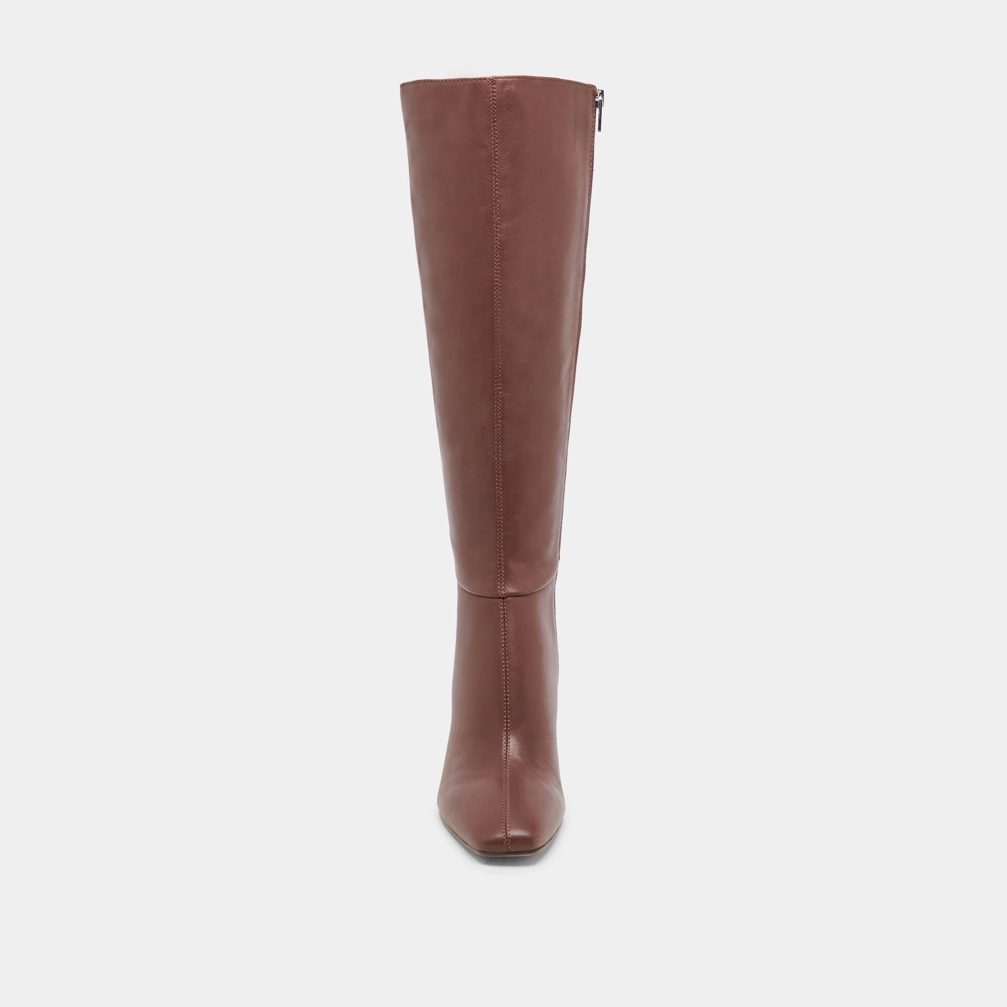 GYRA EXTRA WIDE CALF BOOTS CHOCOLATE LEATHER - re:vita