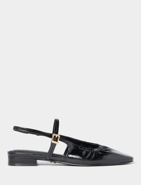 Harper Scrunch Detail Mary Jane Flat Pump