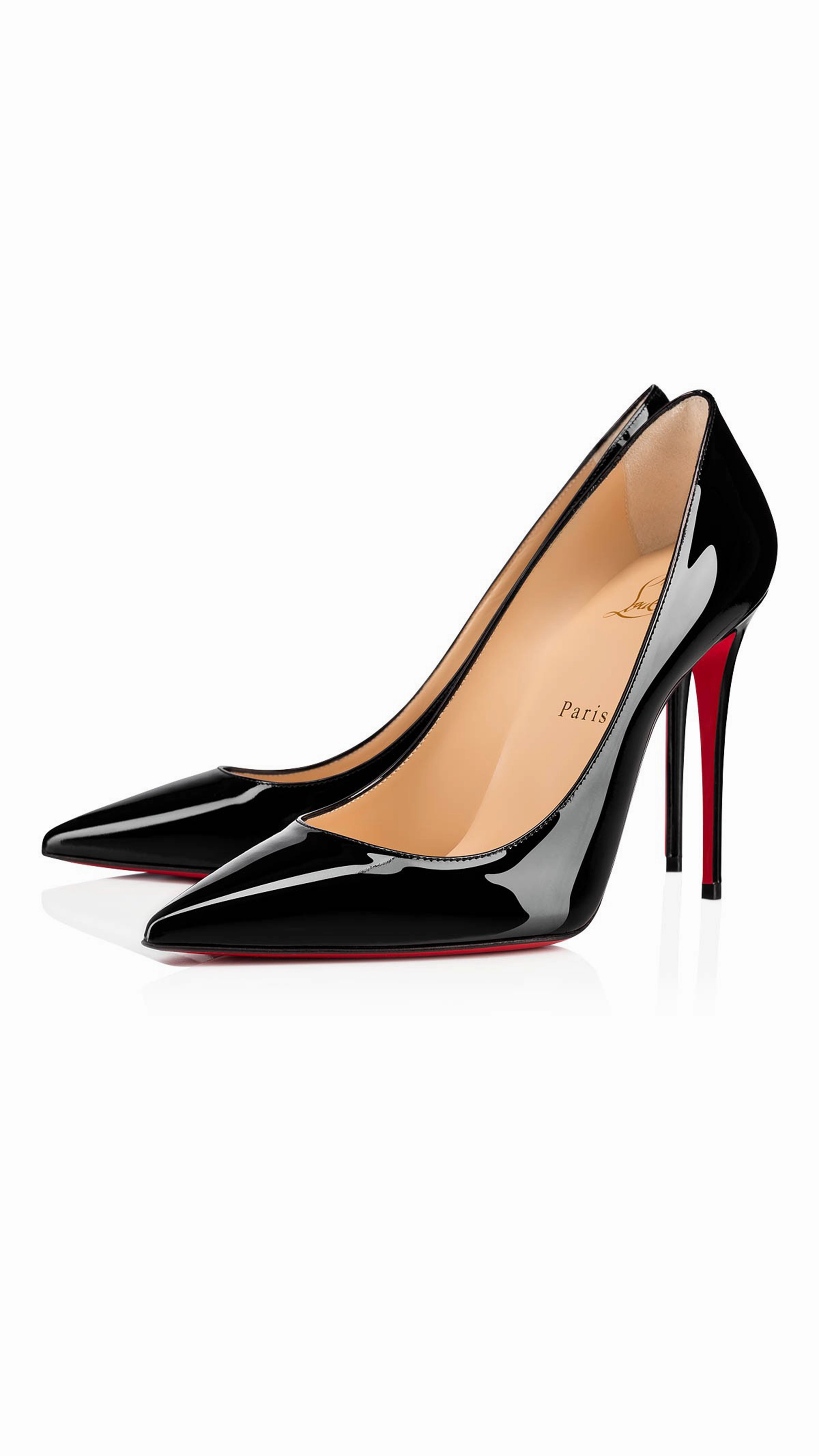 Kate Patent Leather Pumps - Black