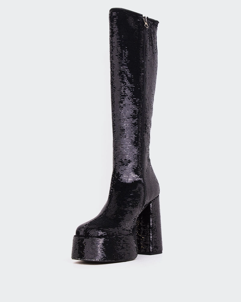 Latto Black Sequins