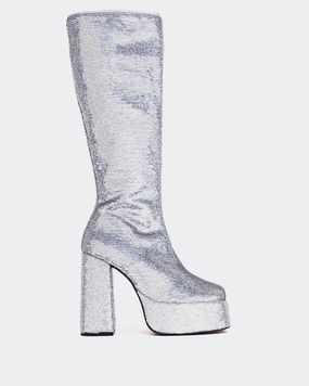 Latto Silver Sequins