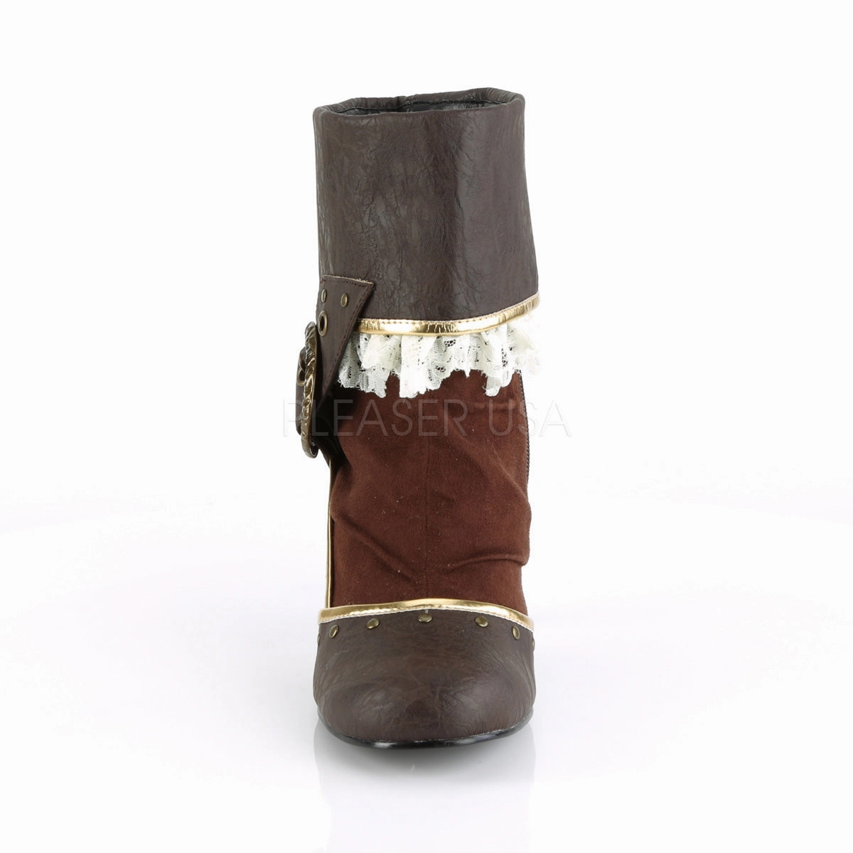 MATEY-115  Brown Distressed Pu-Microfiber