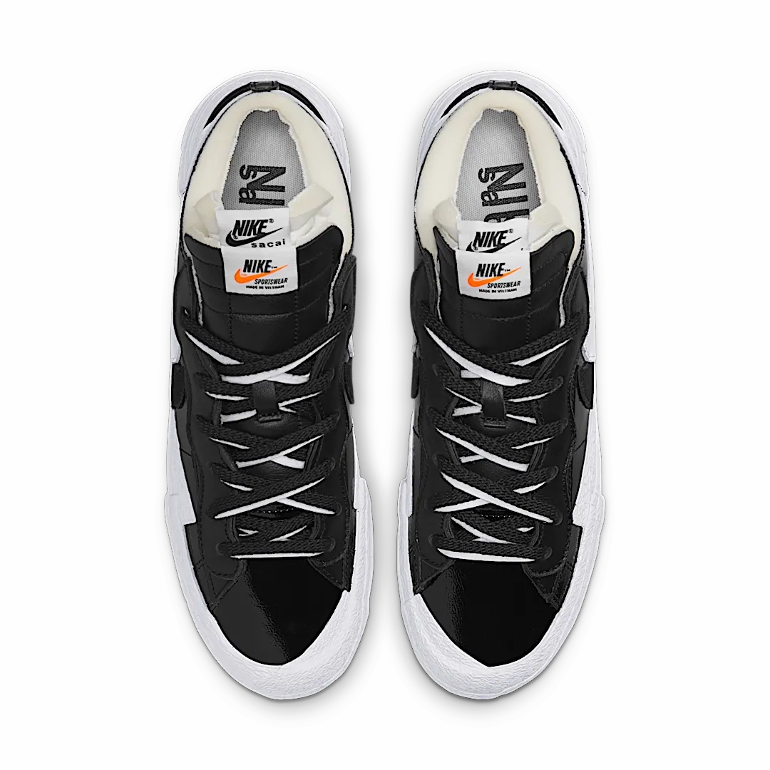 Nike Blazer Low Sacai Black Patent Leather