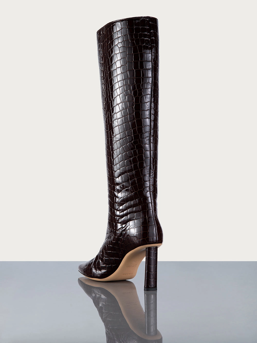Odette Boot -- Espresso Croc