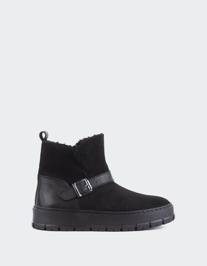 Plorin Black Suede
