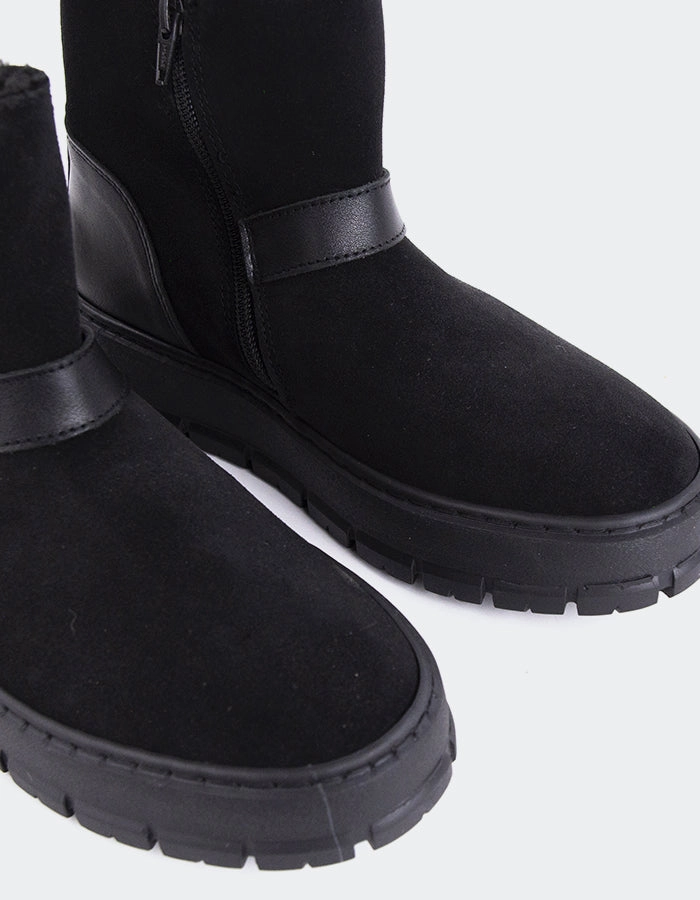 Plorin Black Suede
