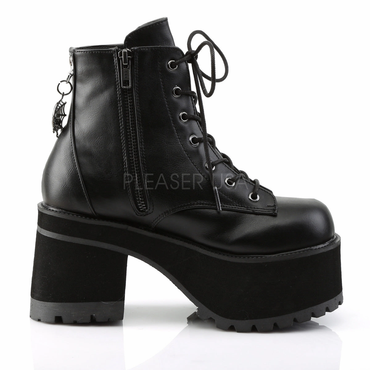 RANGER-105  Black Vegan Leather