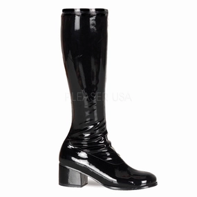 RETRO-300  Black Str Patent