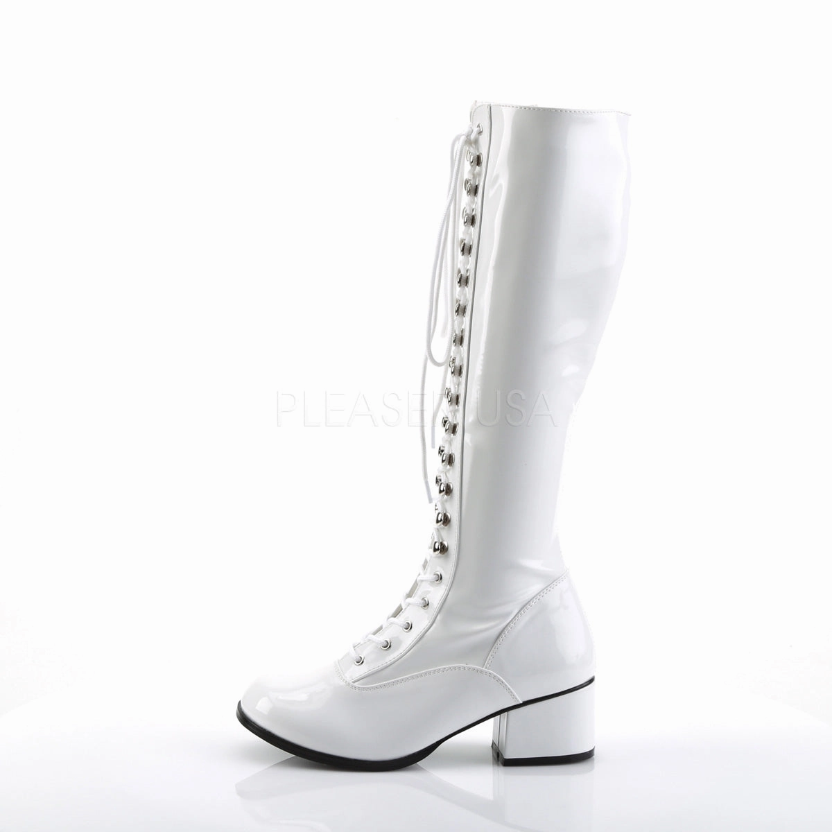 RETRO-302  White Str Patent