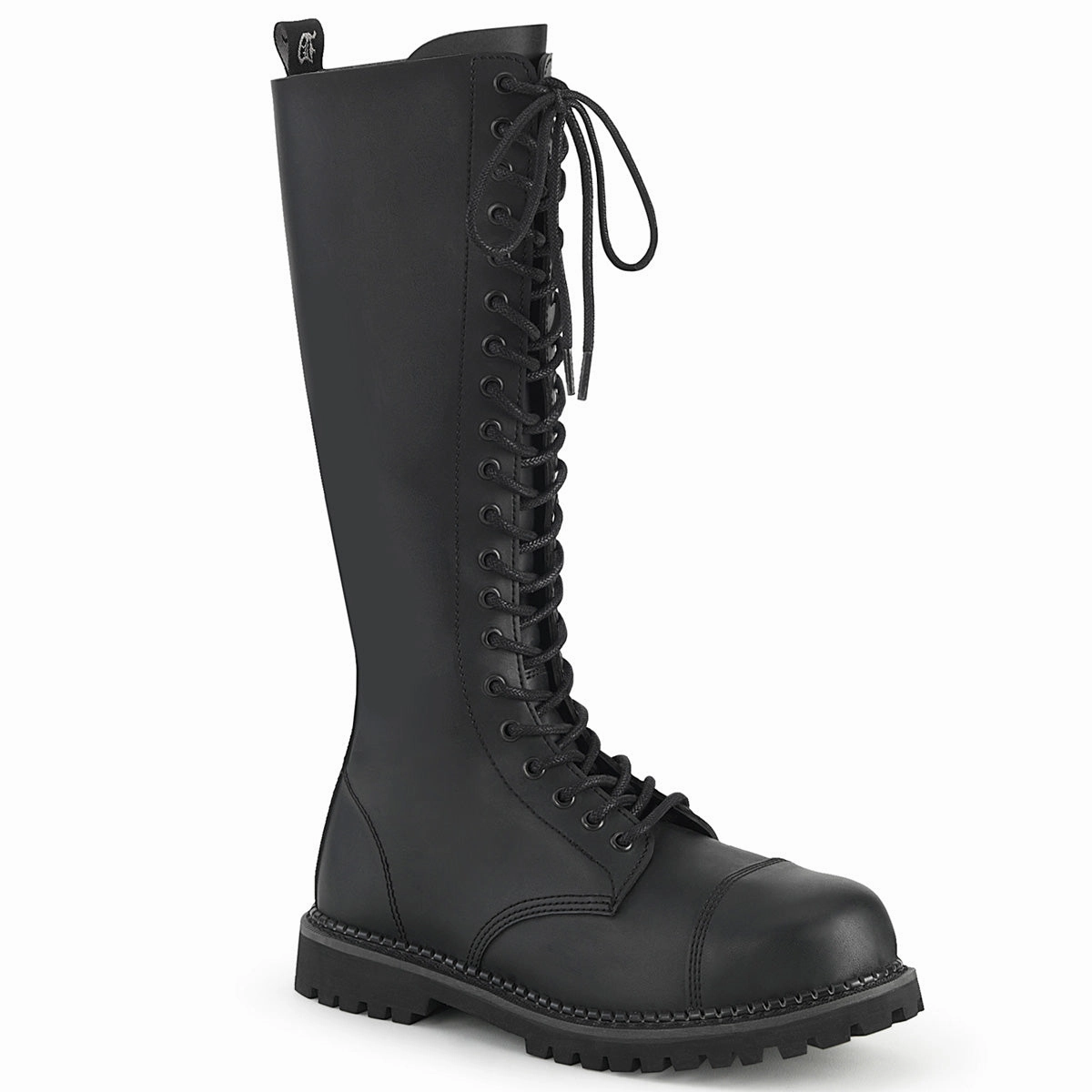 RIOT-20  Black Vegan Leather