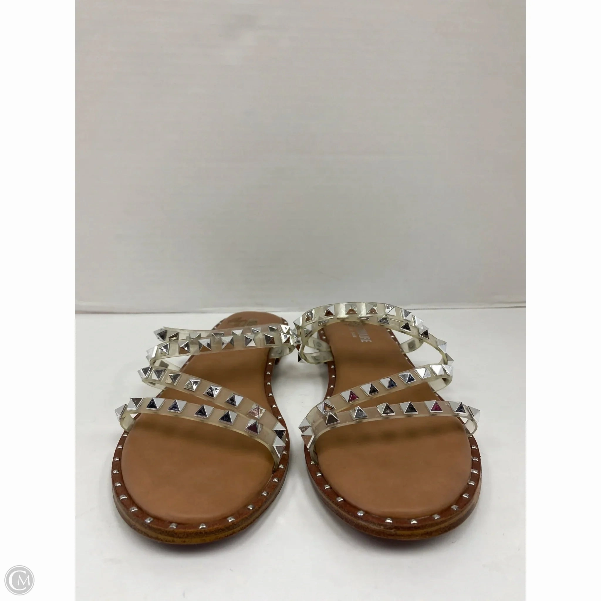 Sandals Flats By Cushionaire In Clear, Size: 8.5