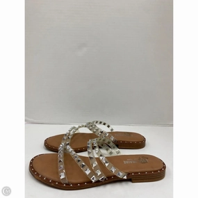 Sandals Flats By Cushionaire In Clear, Size: 8.5
