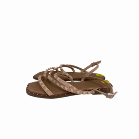 Sandals Flats By Sincerely Jules In Pink, Size:9