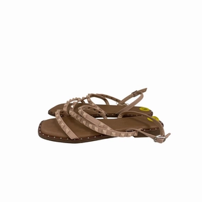 Sandals Flats By Sincerely Jules In Pink, Size:9