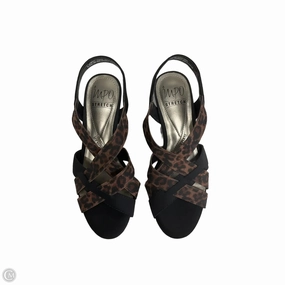 Sandals Heels Block By Impo In Animal Print, Size: 6