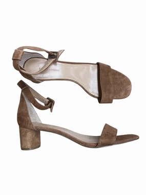 Sandals Heels Kitten By Banana Republic In Brown, Size: 11