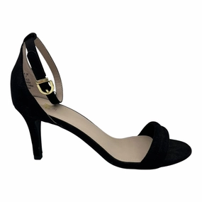 Sandals Heels Kitten By H&M In Black, Size:7