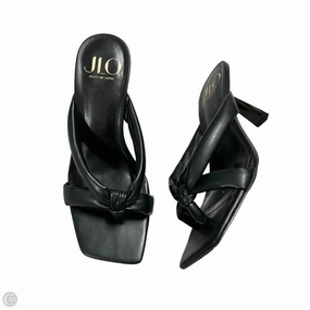 Sandals Heels Kitten By Jennifer Lopez In Black, Size: 7