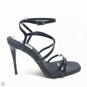 Sandals Heels Stiletto By Steve Madden In Black, Size: 9