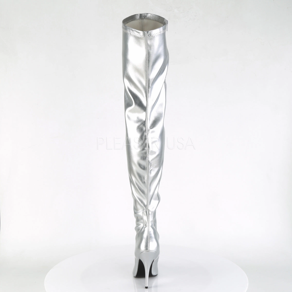 SEDUCE-3000  Silver Str Faux Leather