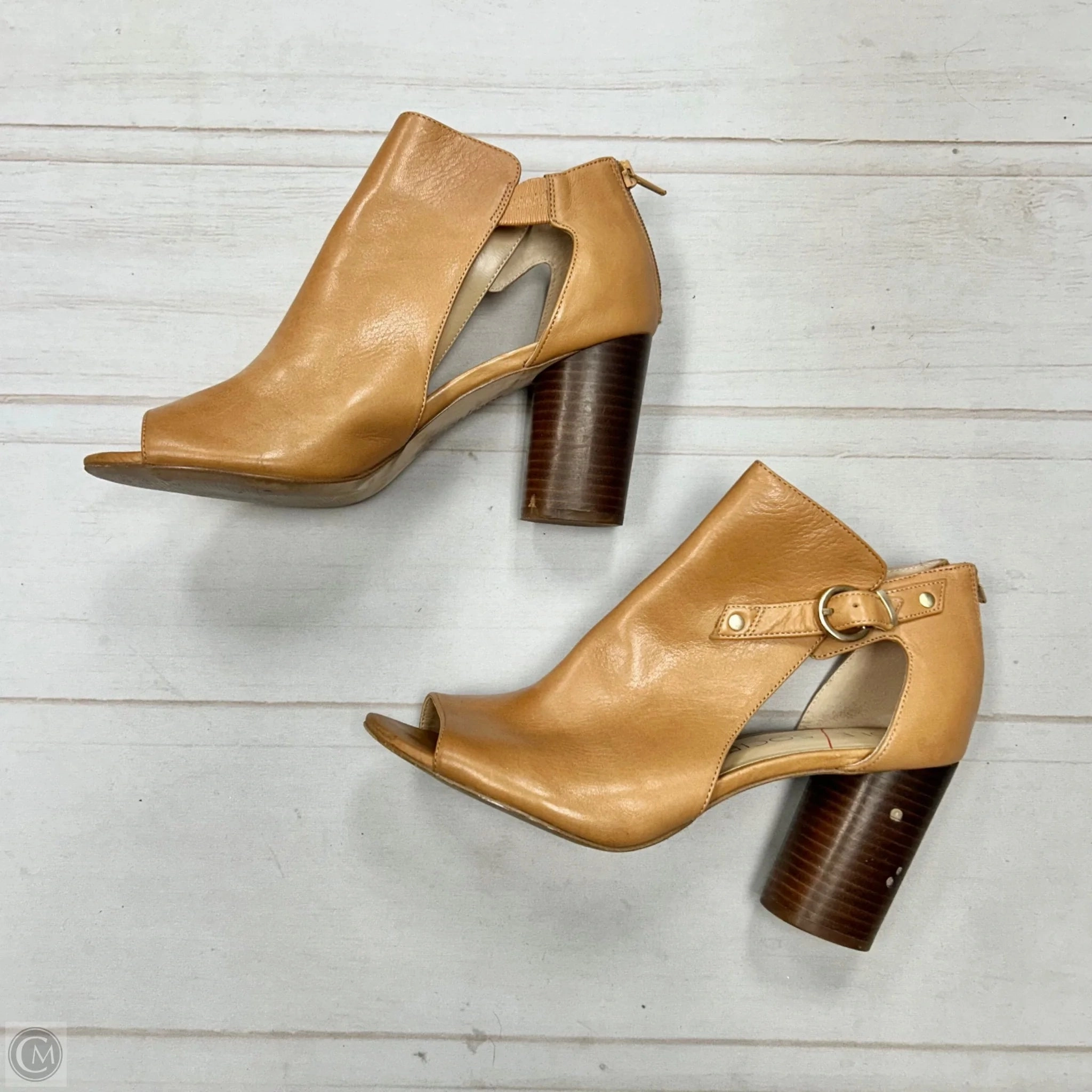 Shoes Heels Block By Sole Society In Tan, Size: 9.5