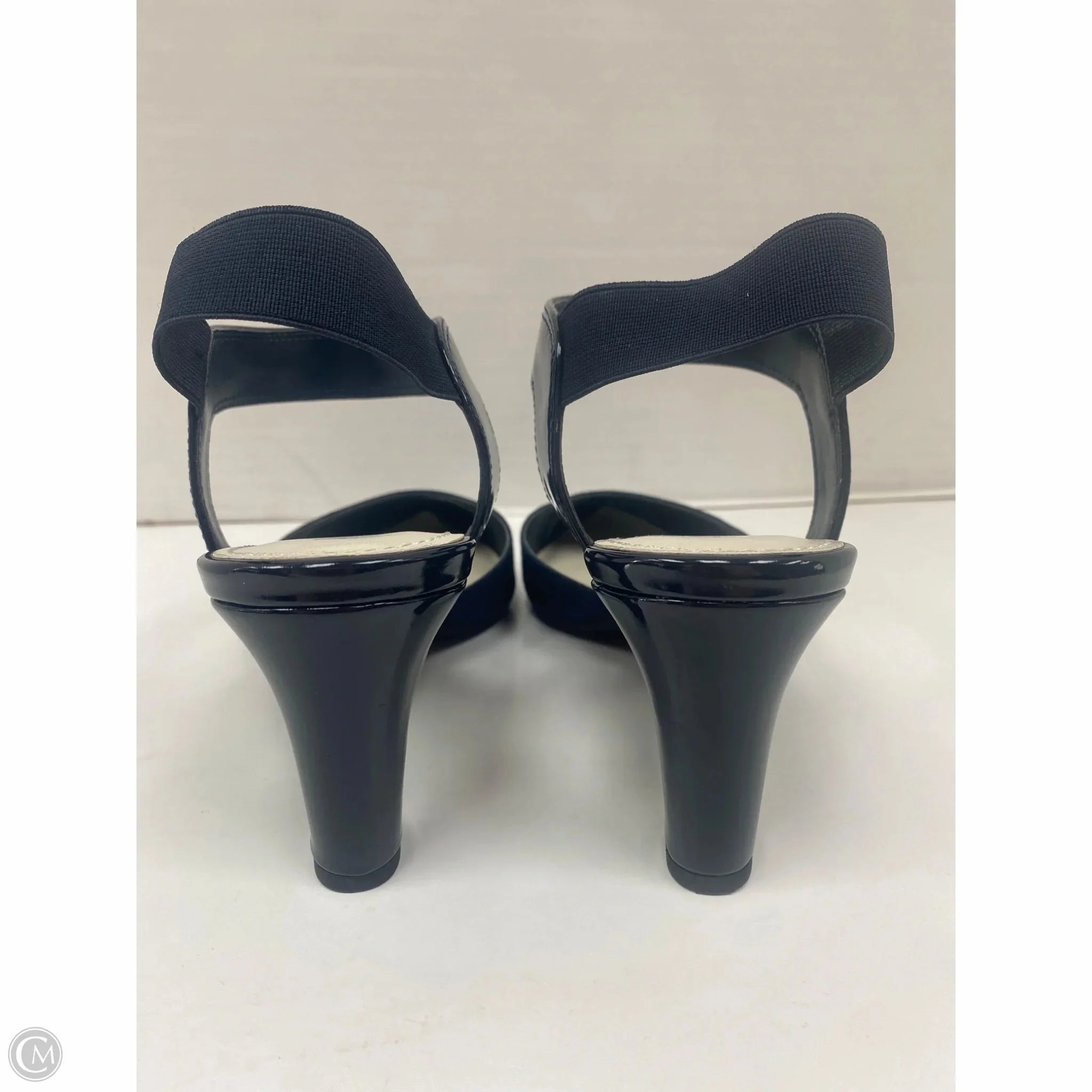 Shoes Heels Kitten By Anne Klein In Navy, Size: 8