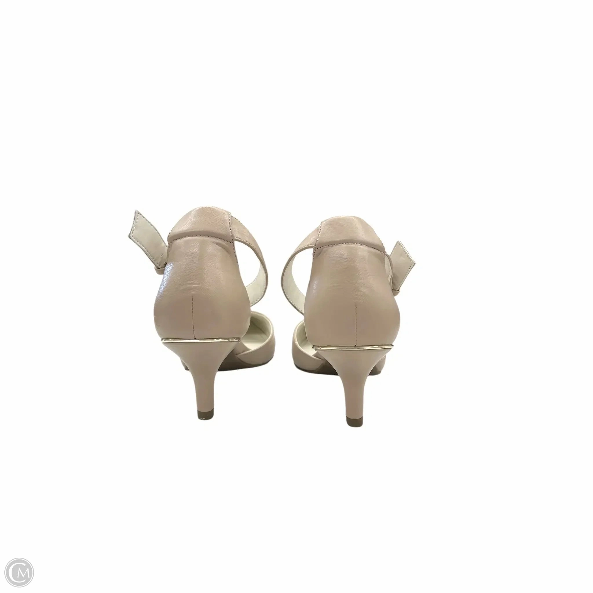 Shoes Heels Kitten By Anne Klein In Tan, Size: 6