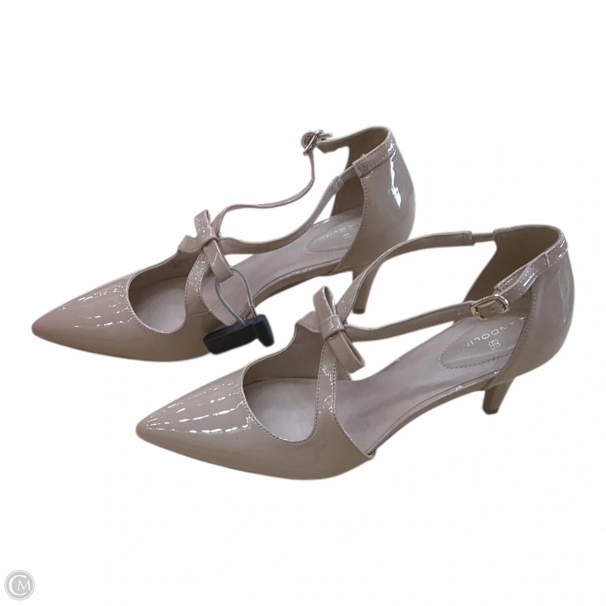 Shoes Heels Kitten By Bandolino In Tan, Size: 8