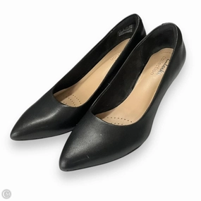 Shoes Heels Kitten By Clarks In Black, Size: 5.5