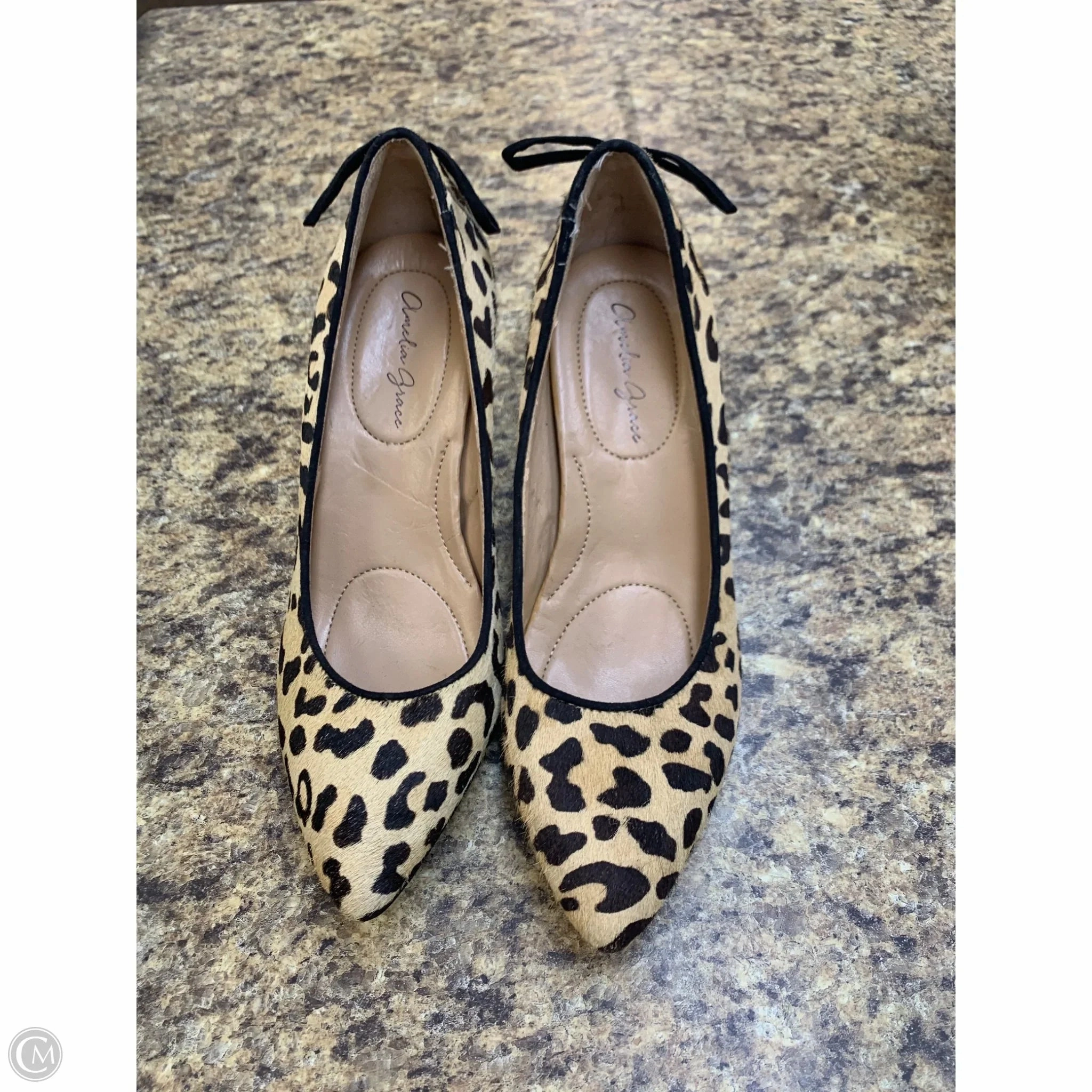 Shoes Heels Kitten By Cmf In Animal Print, Size: 6