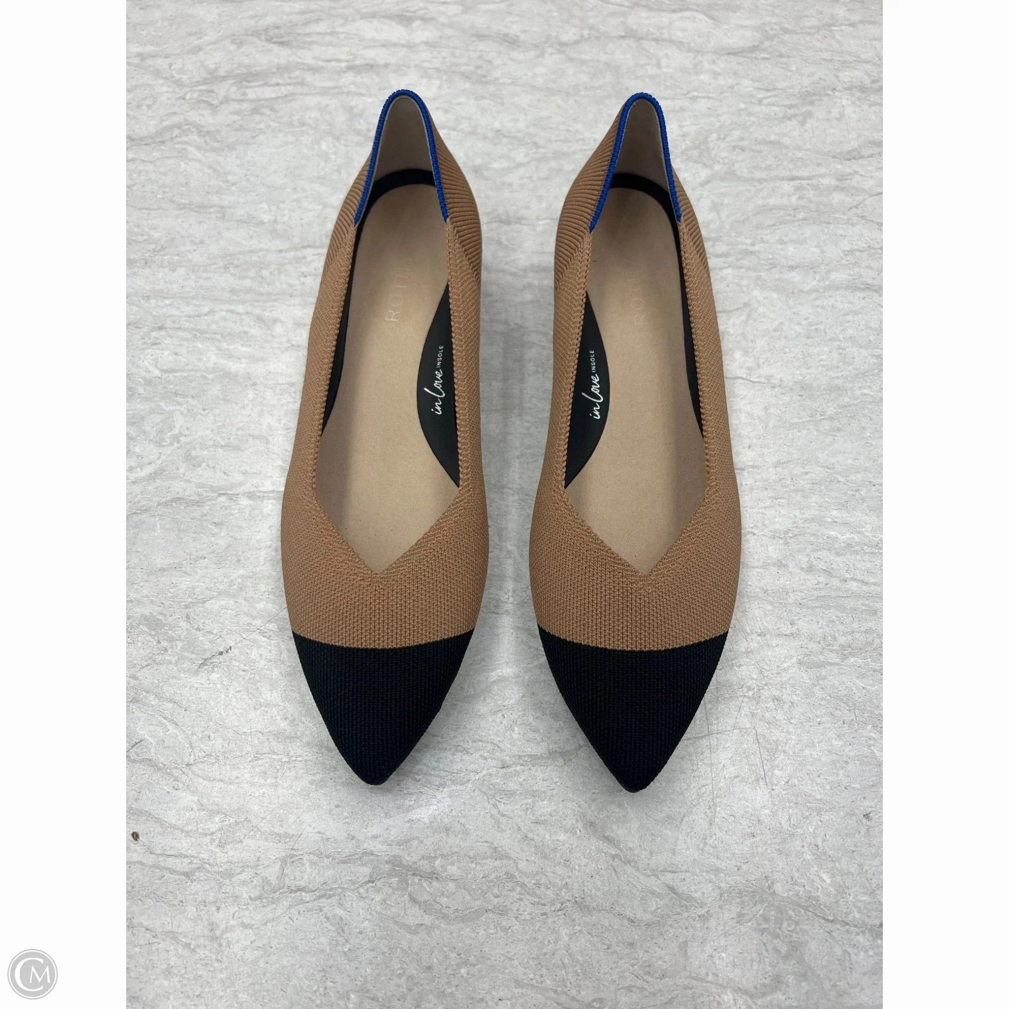 Shoes Heels Kitten By Rothys In Tan, Size: 9