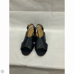 Shoes Heels Kitten By Talbots In Navy, Size: 8