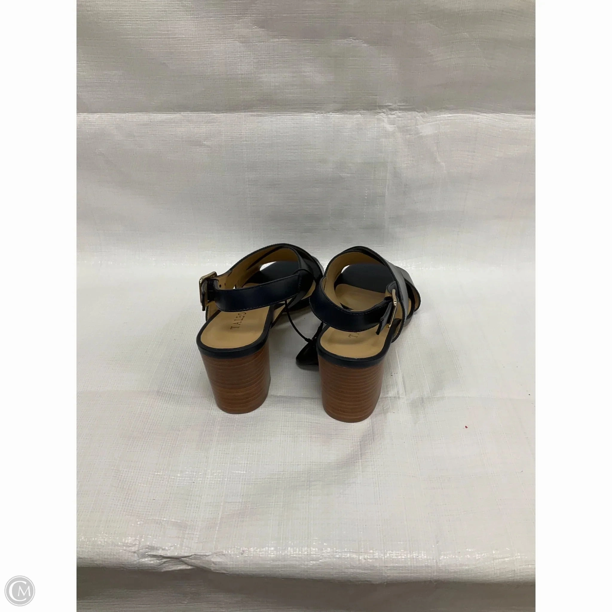 Shoes Heels Kitten By Talbots In Navy, Size: 8