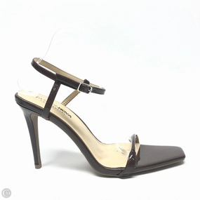 Shoes Heels Stiletto By Fashion Nova In Brown, Size: 9