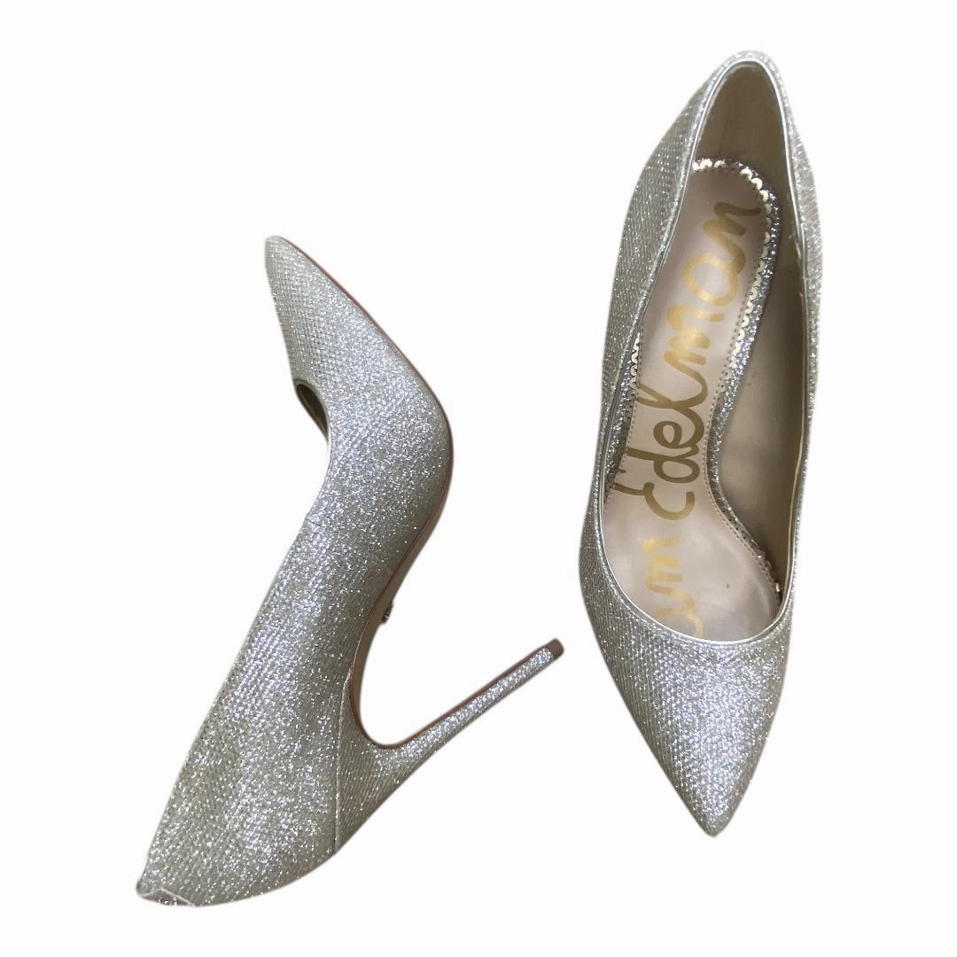 Shoes Heels Stiletto By Sam Edelman In Gold, Size:7.5