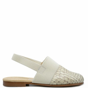 Spain Co Patent Croc Elastic Slingback
