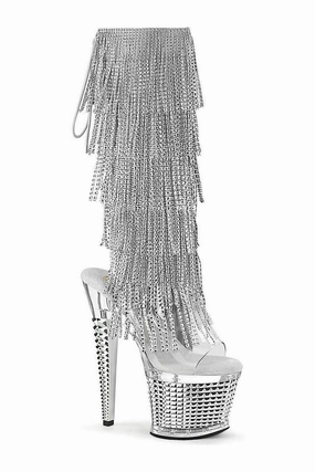 SPECTATOR-2017RSF Knee Boot | Clear Vinyl